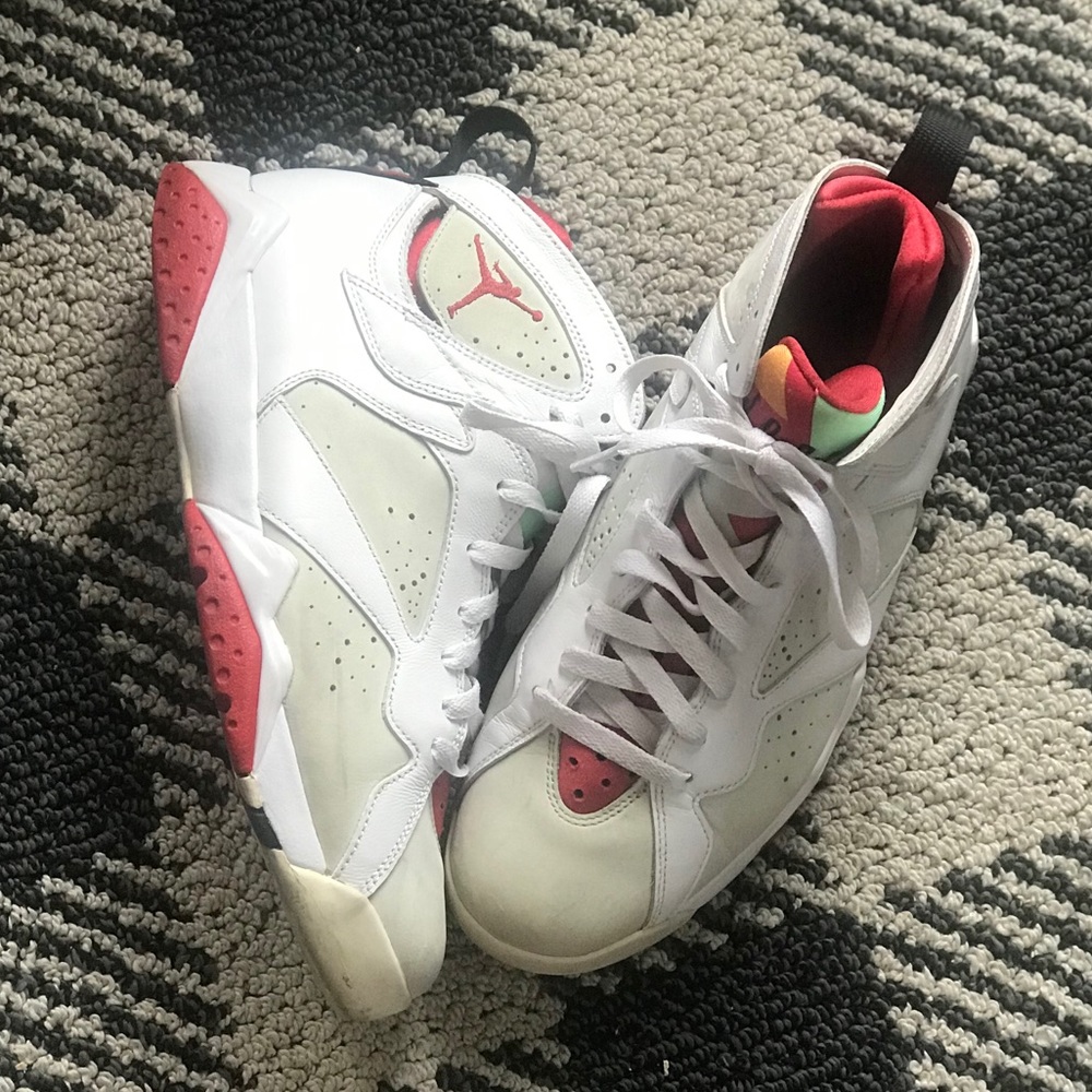Air Jordan 7 Retro BG Hare Athletic Sneakers